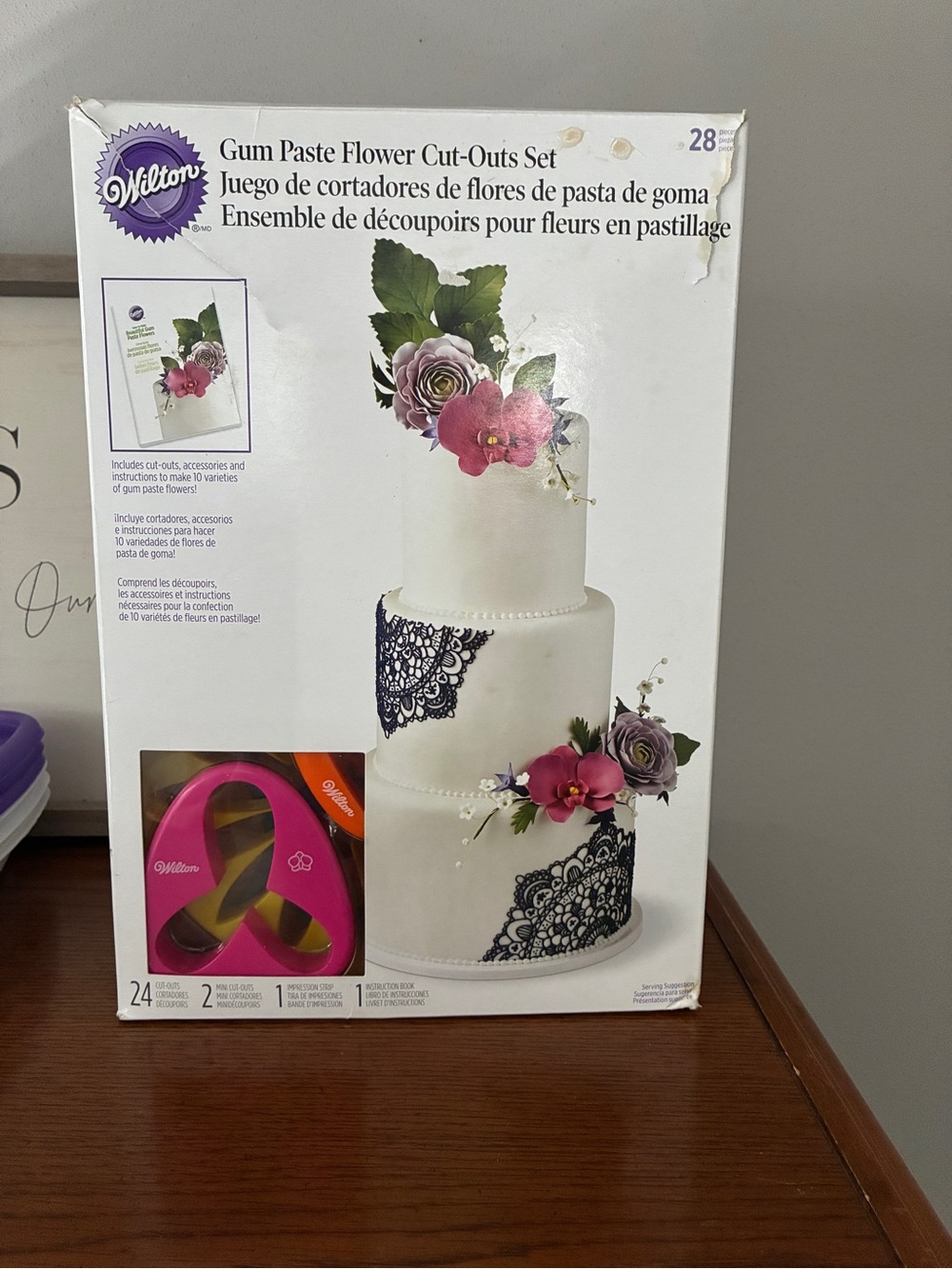 Wilton Gum Paste Flower Making Supplies - Cut Outs, Tools, and More